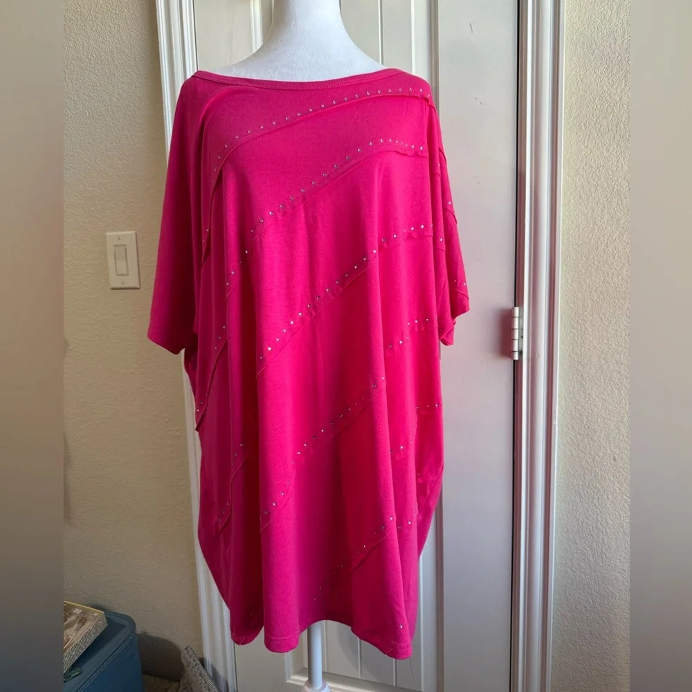 Fashion Bug blingy pink blouse